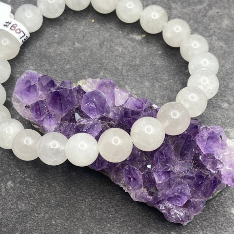 Angola Quartz Crystal Stretch Bracelet
