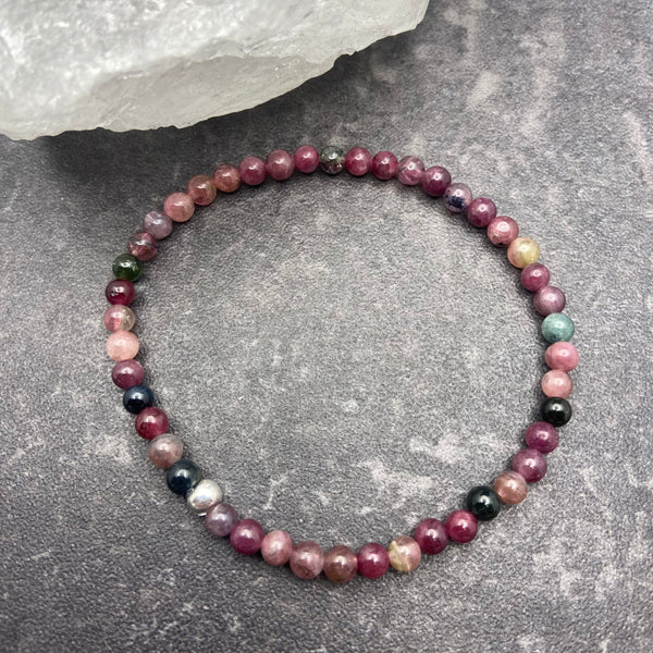 Tourmaline Crystal Stretch Bracelet