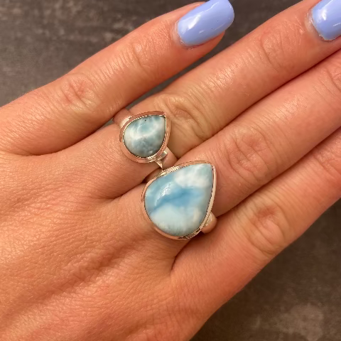 Larimar Rings