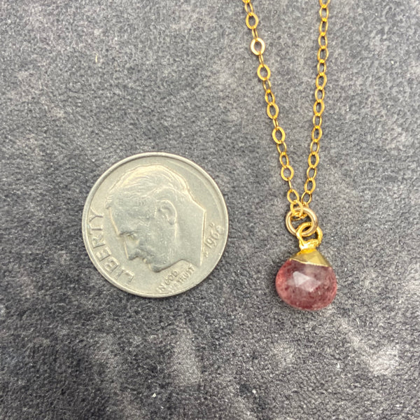 Strawberry Quartz Necklace