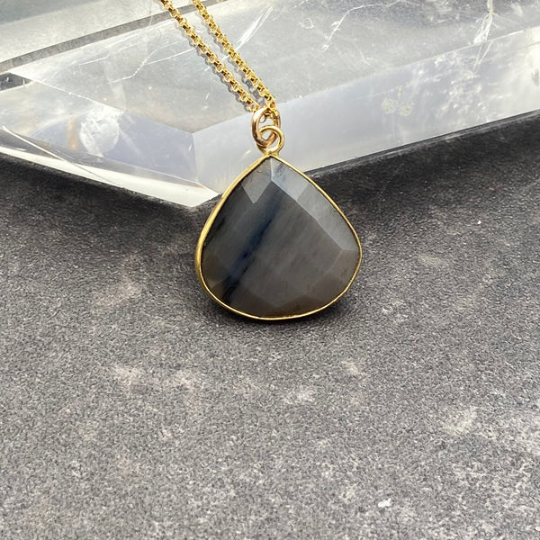 Jasper Teardrop Necklace