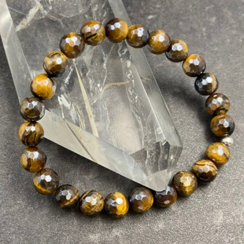 Tigers Eye Crystal Stretch Bracelet