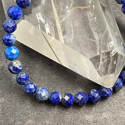 Lapis Lazuli Crystal Stretch Bracelet