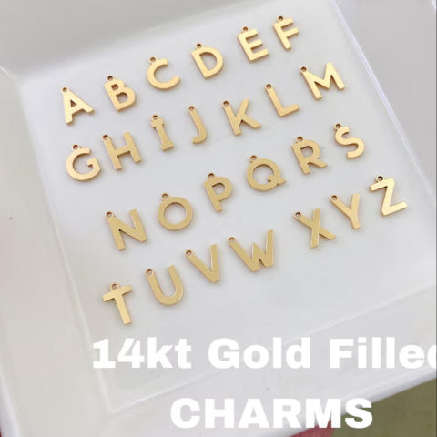 Dainty Gold Filled Letter Necklace
