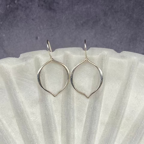 Silver Arabesque Earrings
