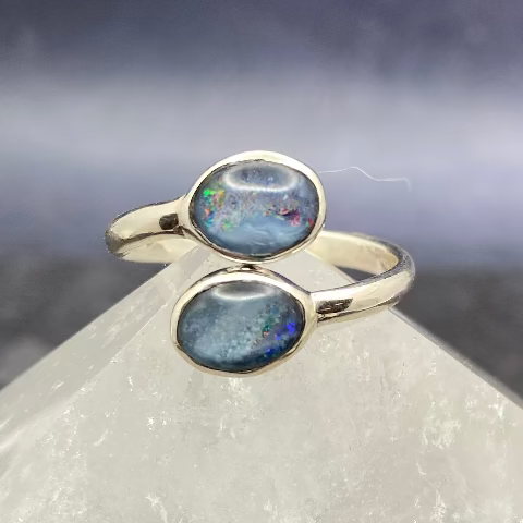 Boulder Opal Ring Adjustable