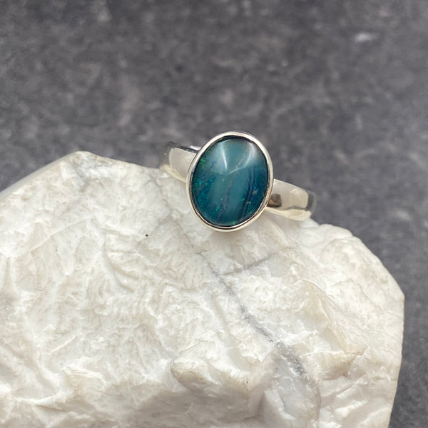 Boulder Opal Rings