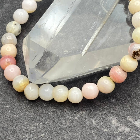 Pink Peruvian Opal Bracelet