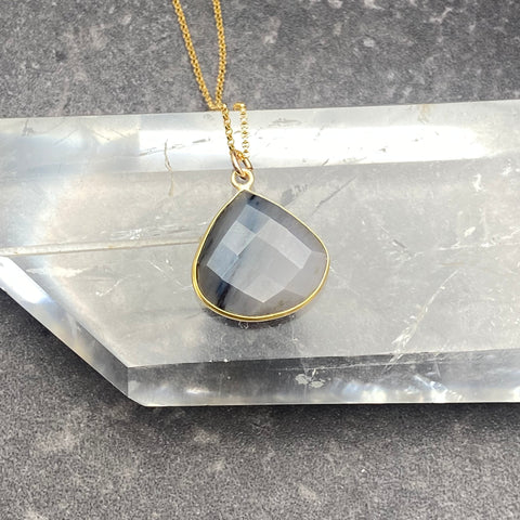 Jasper Teardrop Necklace