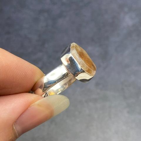 Citrine Slice Ring