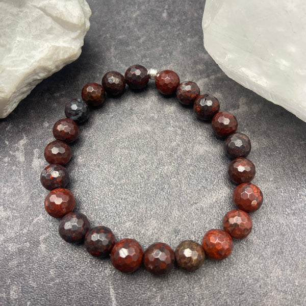 Red Jasper Crystal Stretch Bracelet