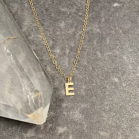 Dainty Gold Filled Letter Necklace