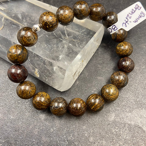 Bronzite Crystal Stretch Bracelet
