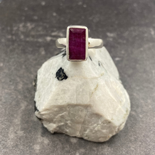 Ruby Rectangle Ring