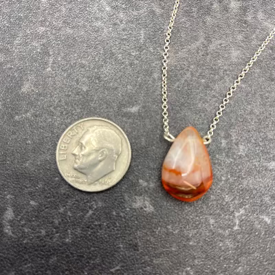 Dainty Carnelian Necklace