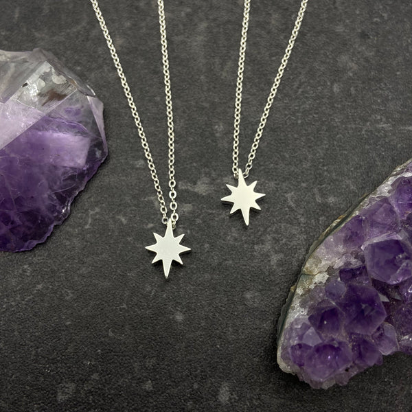 Silver Starburst Necklace