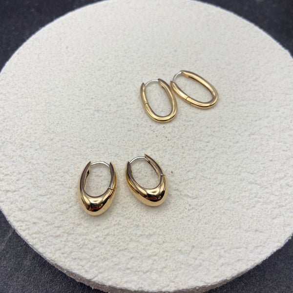 Gold Filled Huggie Earrings