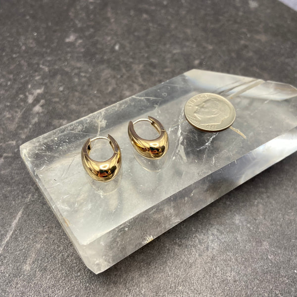 Gold Filled Huggie Earrings
