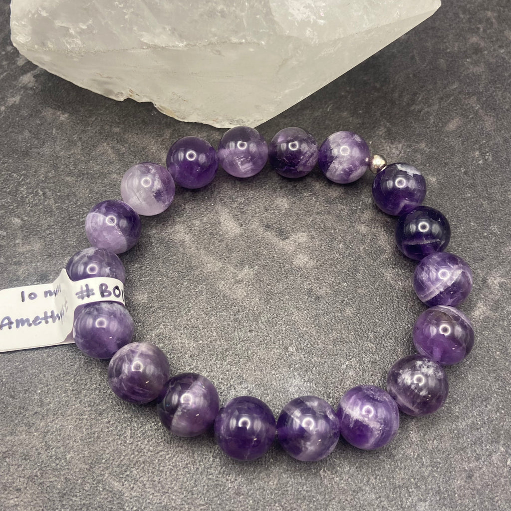 Amethyst Crystal Stretch Bracelet
