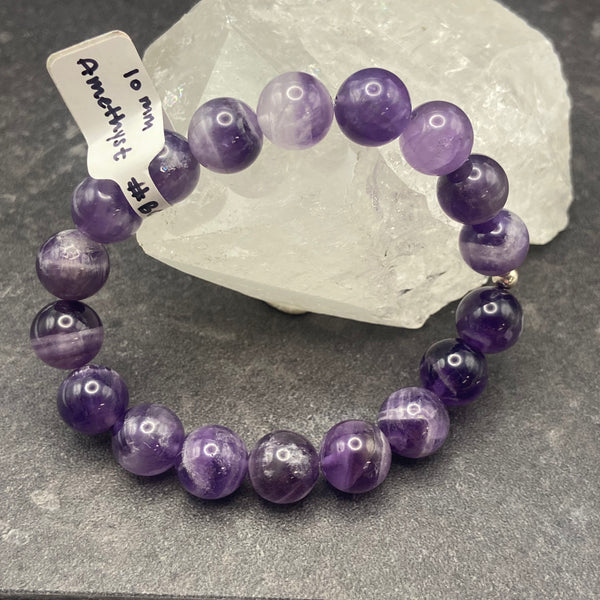 Amethyst Crystal Stretch Bracelet