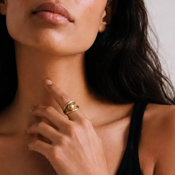 Sculptural Wrap Ring