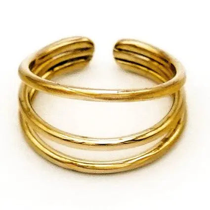 Triple Band Adjustable Ring