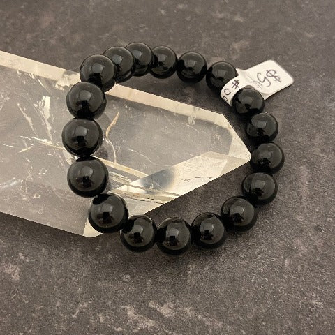 Black Onyx Crystal Stretch Bracelet