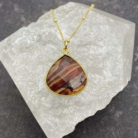 *NEW!* Jasper Pendant Necklace