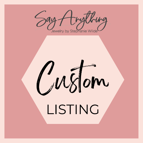 Custom listing for Renae Luitjens