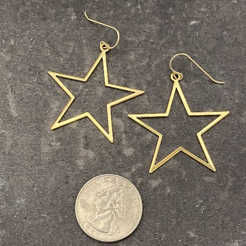 Classic Gold Star Earrings