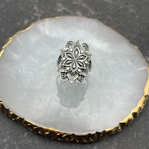 Magical Mandala Ring - Sterling Silver