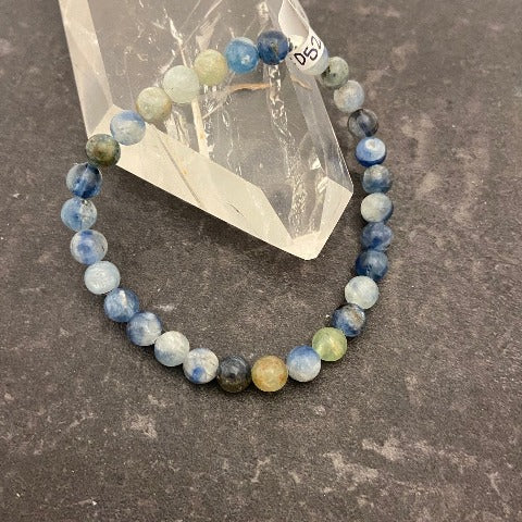 Blue Kyanite Crystal Stretch Bracelet