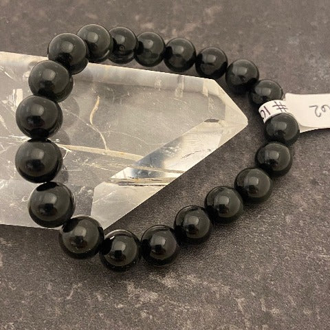 Obsidian Crystal Stretch Bracelet